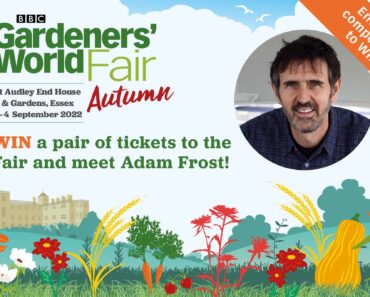 Win a meet & greet with Adam Frost at the Gardeners’ World Autumn Fair
