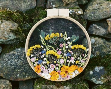 Get creative with dried flowers