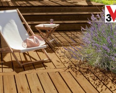 Win timber decking stain from V33, worth £57