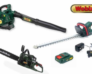 Win a collection of Webb garden machinery, worth £409.97